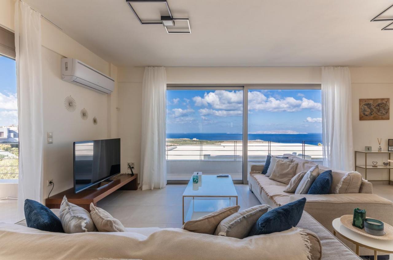 3 Bedroom Villa With Stunning Sea View & Private Parking Elia  Zewnętrze zdjęcie