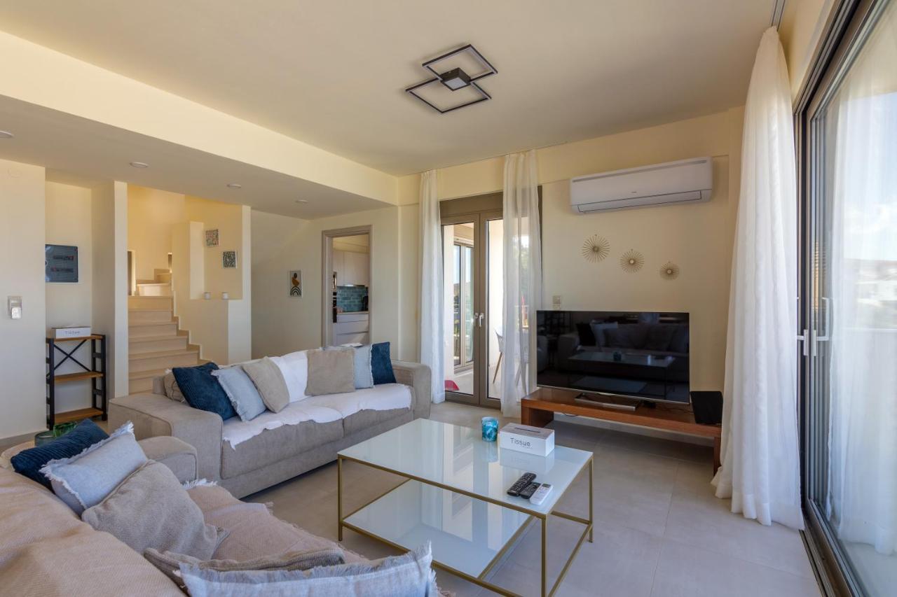3 Bedroom Villa With Stunning Sea View & Private Parking Elia  Zewnętrze zdjęcie